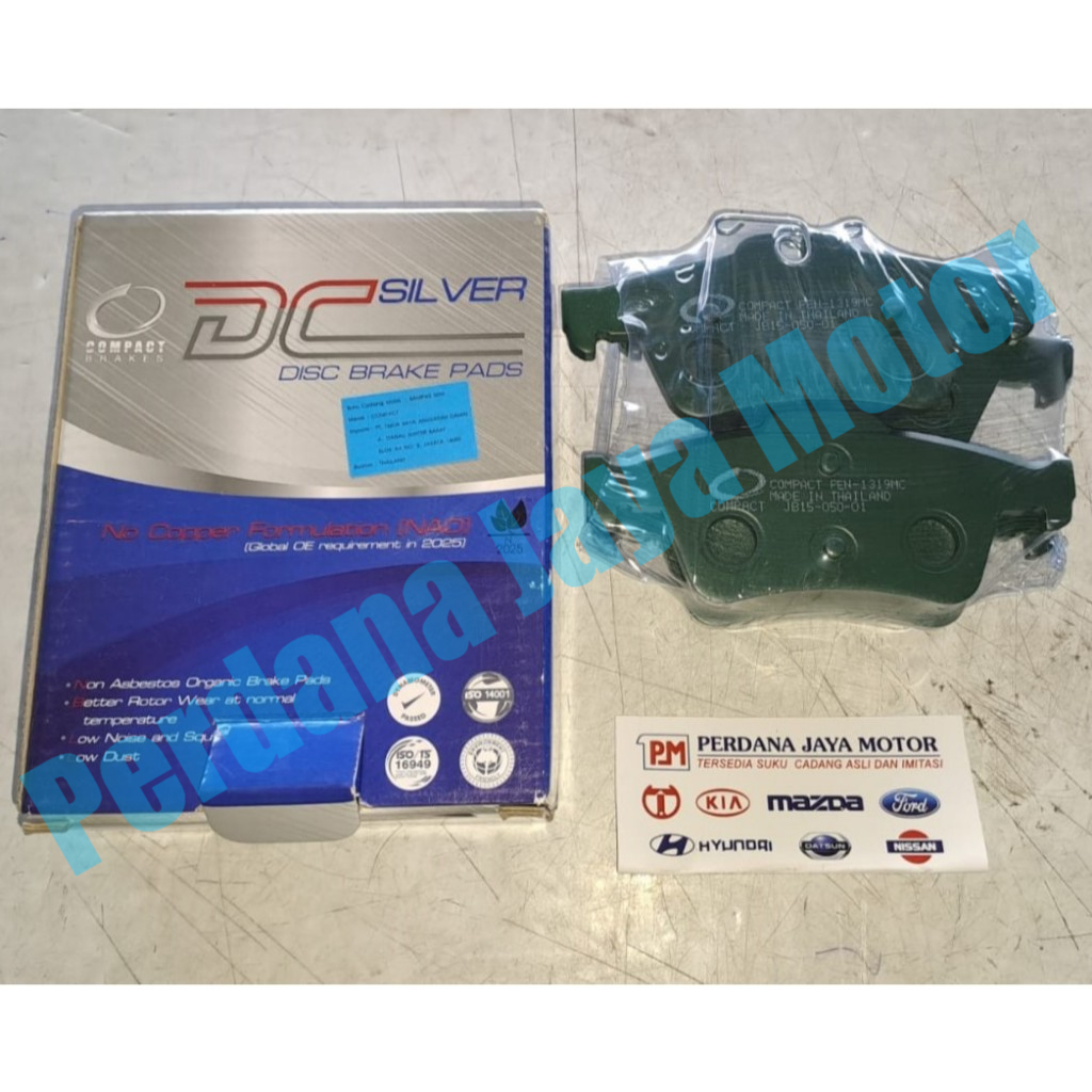 Brake Pad Kampas Rem Belakang Focus Mazda 3 Biante