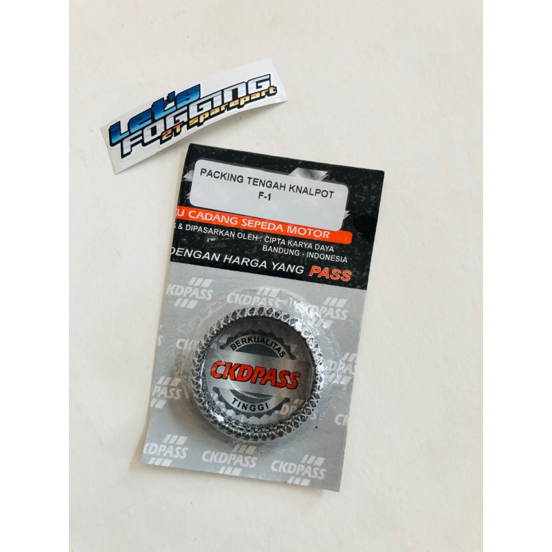 gasket packing knalpot tengah f1zr fizr force paking tengah knalpot f1zr peking tengah sambungan kna