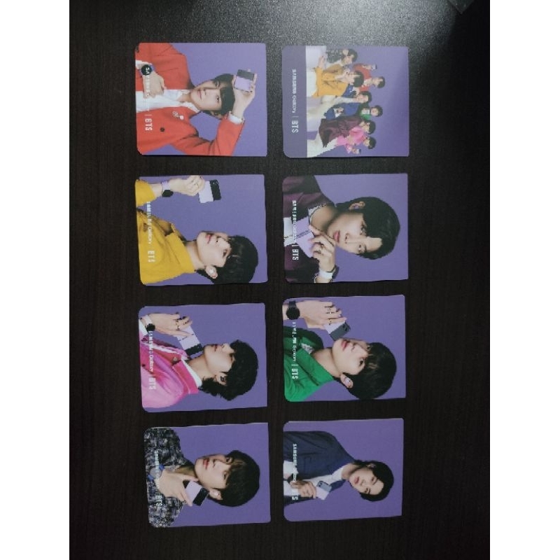 BTS Samsung postcard and pc RM Jin Jhope Jimin V JK