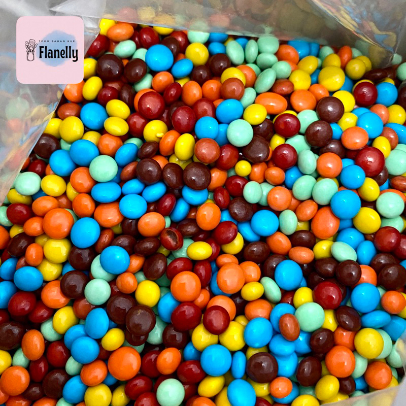 

1KG CHOCOCHIP GEPENG RAINBOW WARNA WARNI REPACK