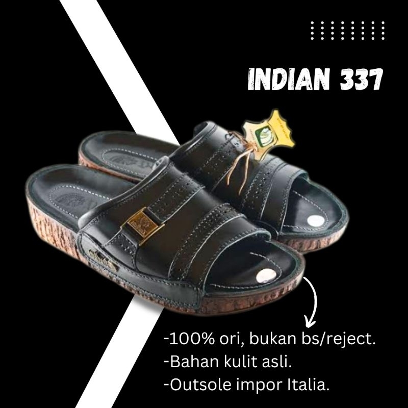 Sandal Kulit Pria Indian 337 Ori