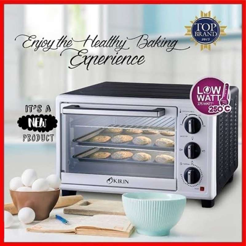 Kirin Elektronik Oven Elektrik Low Watt 19 Liter KBO 190 LW/ OVEN KIRIN BATAM