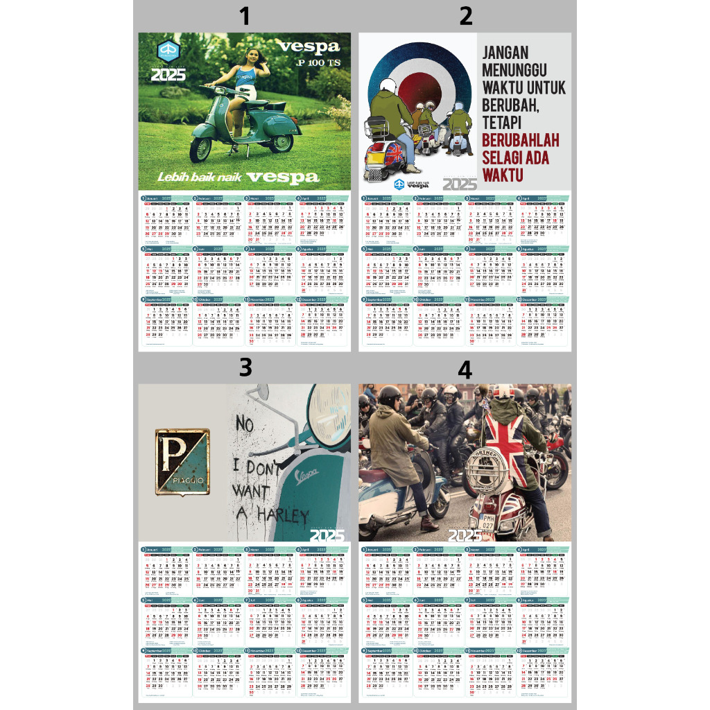 

POSTER KALENDER VESPA 2025