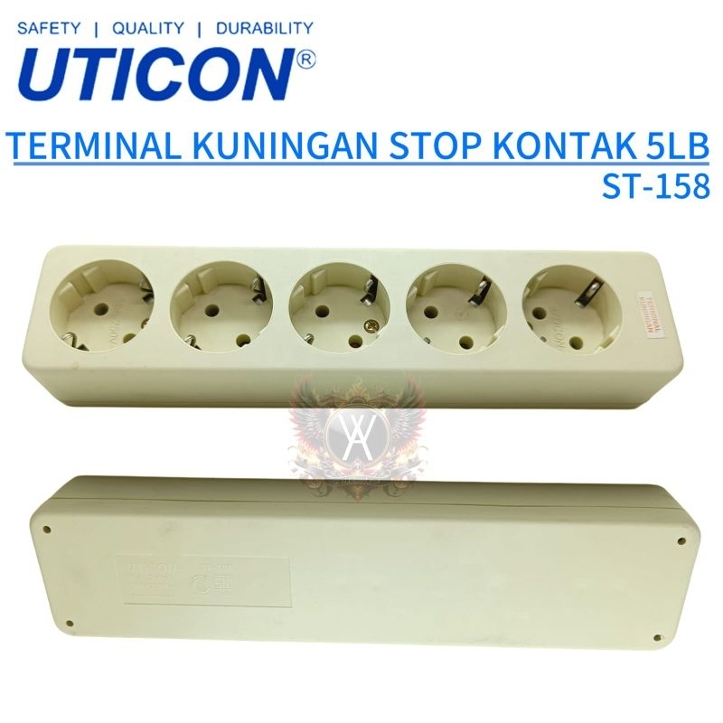 Terminal kuningan Uticon/Stop Kontak 5lb Uticon