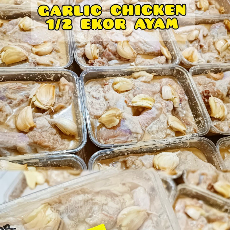 

(Ready Balikpapan) Ayam Garlic / Ayam Bawang Putih / Garlic Chicken Setengah Ekor isi 6-7 Potong Frozen