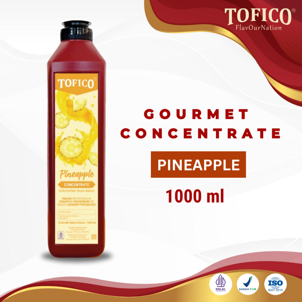 

Pineapple Drink Concentrate Tofico / Konsentrat Minuman Rasa Nanas / Tofico Gourmet Concentrate