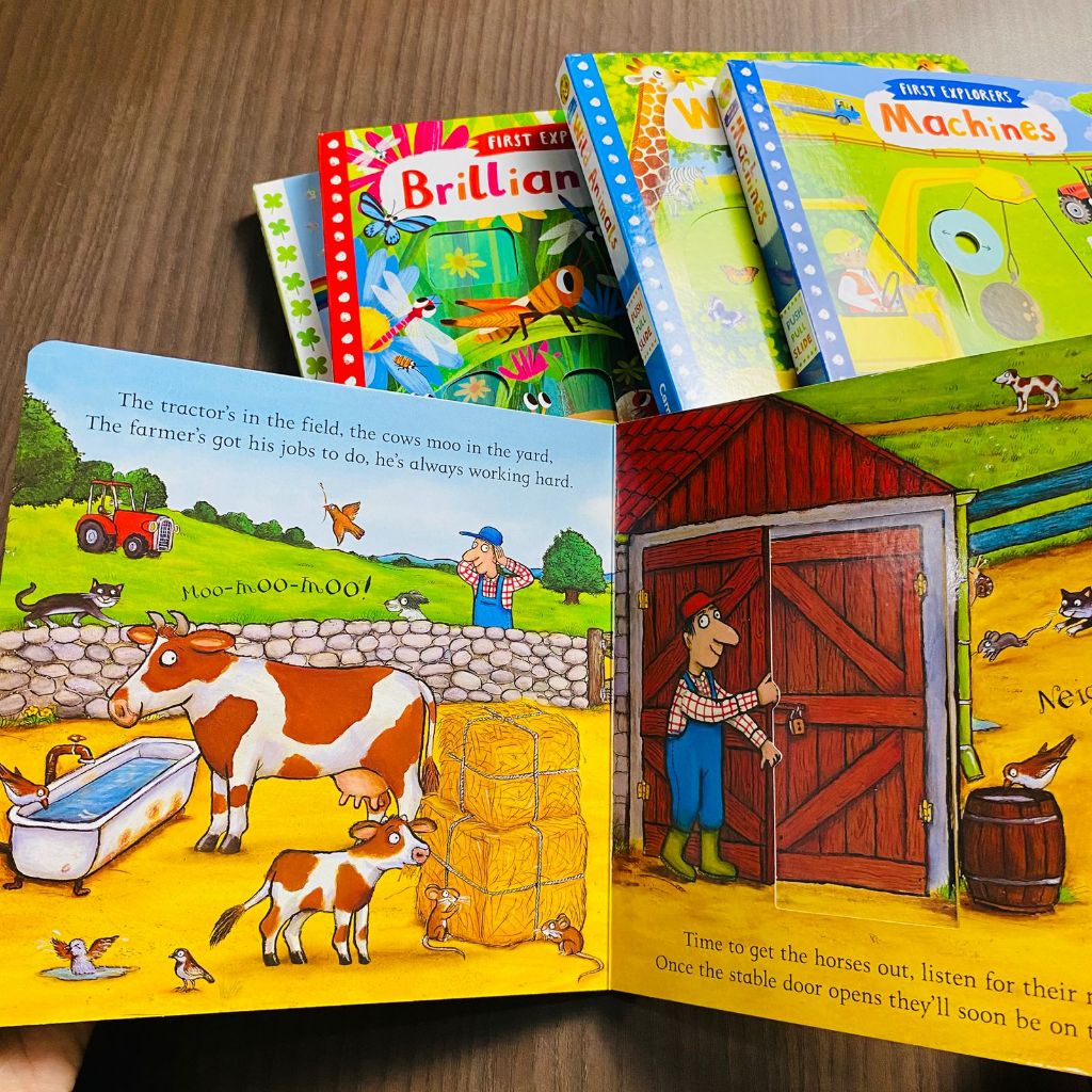 

RB Campbell Book First Explorers Push Pull Slide