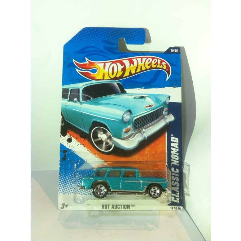 Hot Wheels. 2010 Hot Auction Series - 9. Classic Nomad Turquoise Kmart AKTA by MATTEL