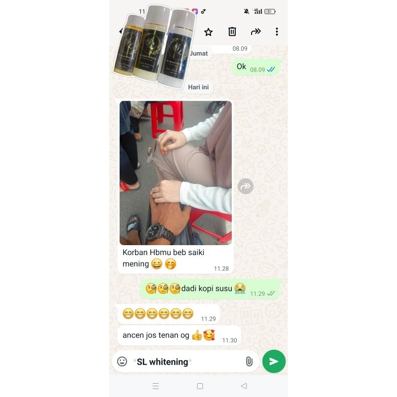 handbody pemutih SL beauty