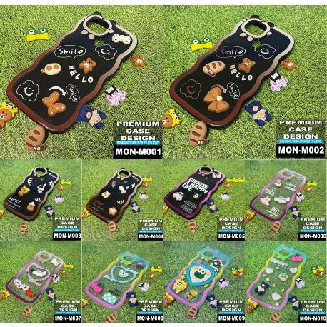 SAMSUNG A23/A33/A53/A73/A12/A22/A32/A52/A11/A31 CASE MOTIF GAMBAR 3D TIMBUL KODE MON M001-M010 (MACC