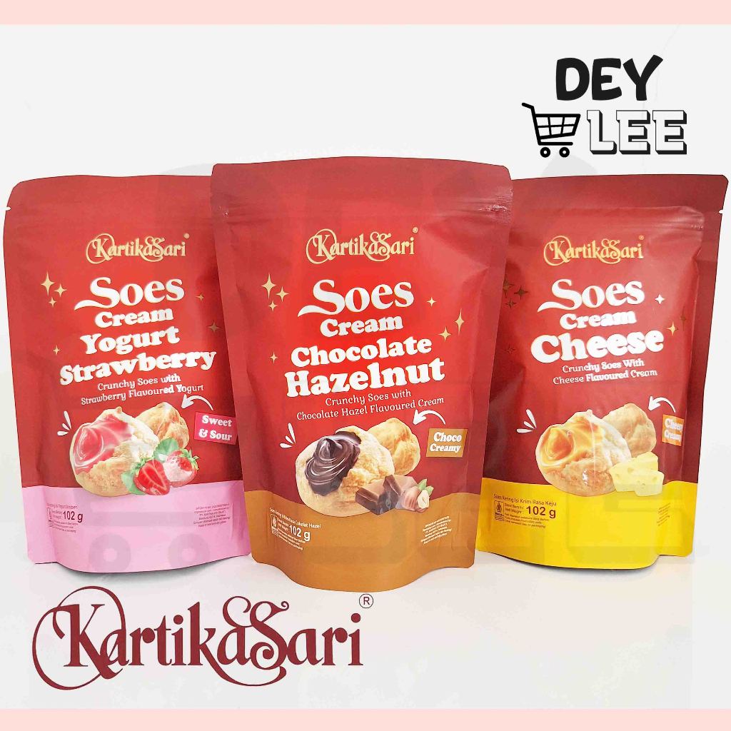 

KARTIKASARI Soes Cream Kering ALL VARIANT Oleh-Oleh Bandung