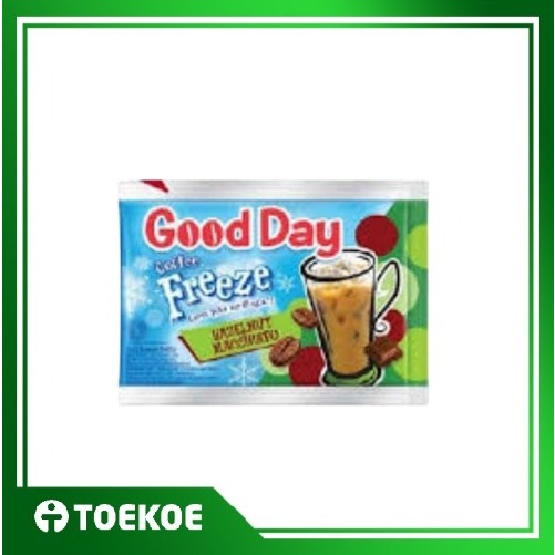 

TOEKOE Kopi Good Day Freeze Hazelnut Macchiato Renceng Isi 10 Sachet