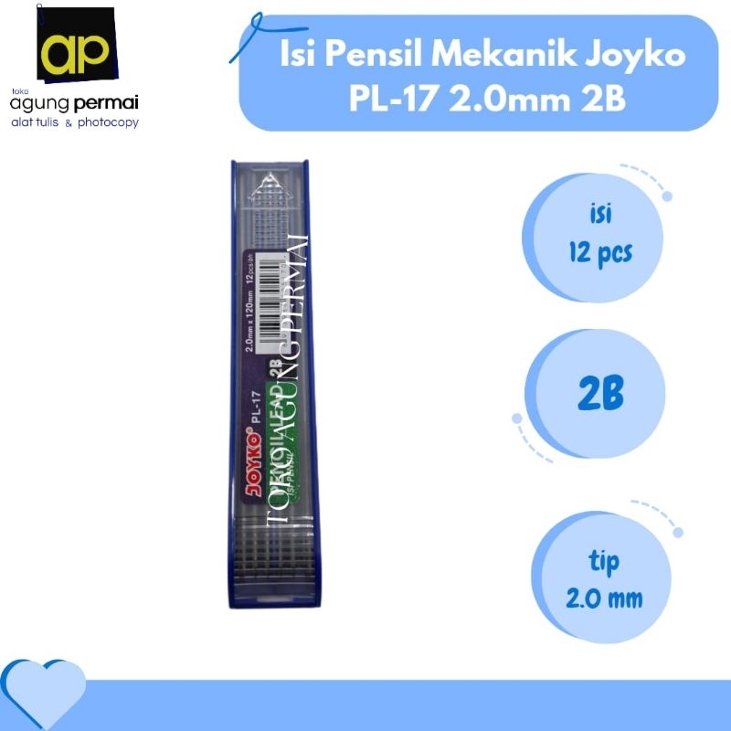 

Isi Pensil Mekanik Joyko PL-17 - 2B