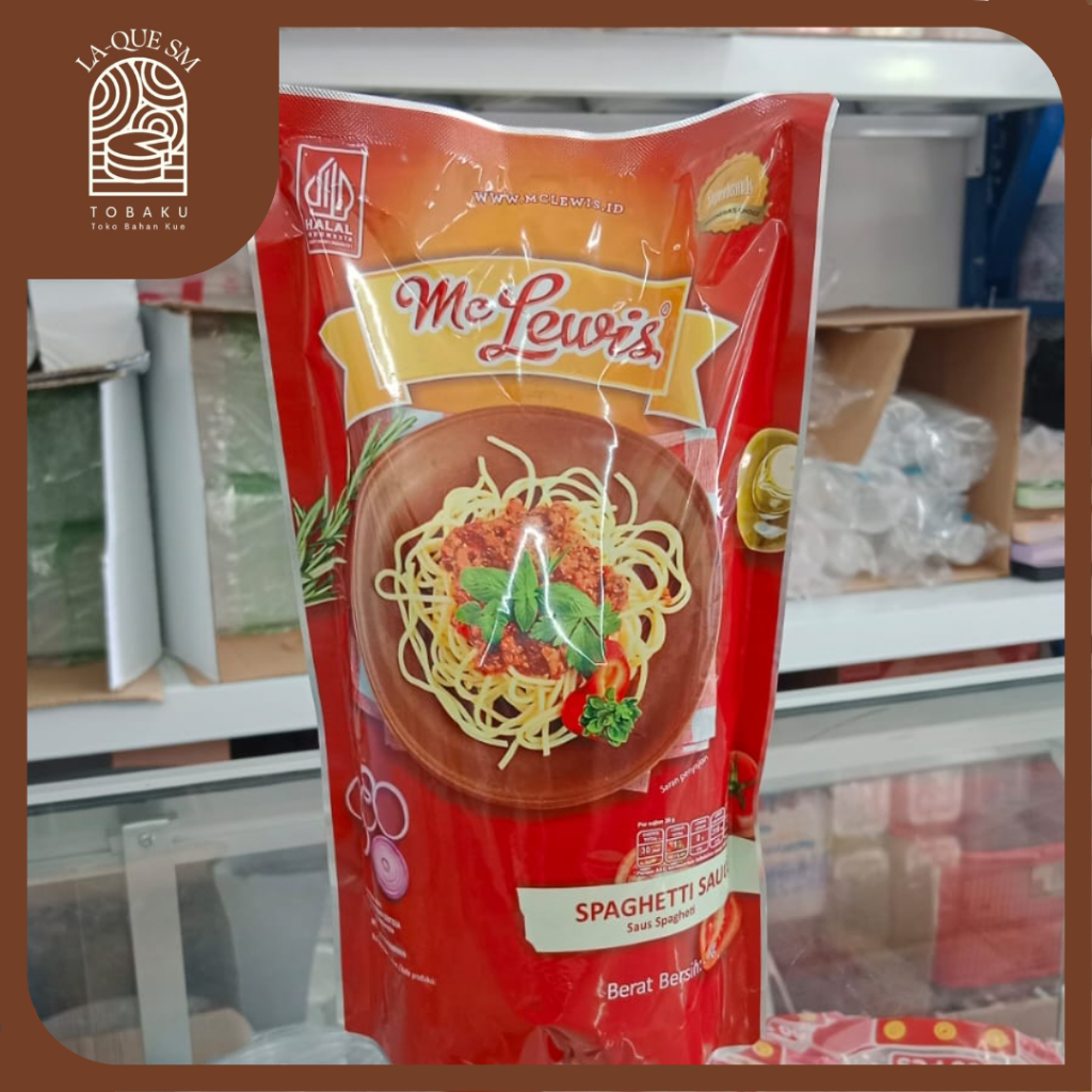 

[LAQUE] MC LEWIS SPAGHETTI SAUCE 1KG KENTAL ENAK