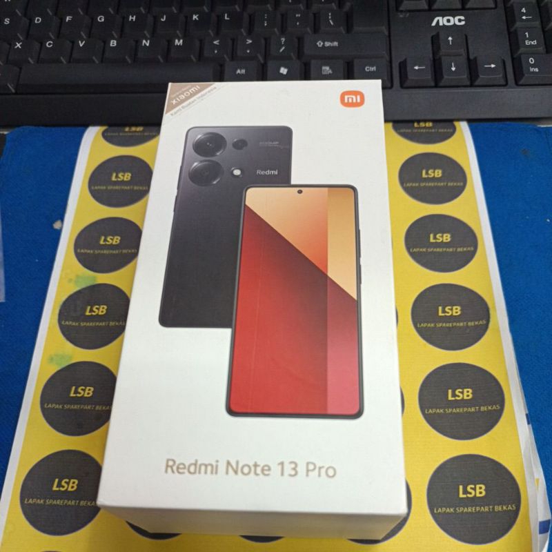 DUS BOX HANDPHONE XIAOMI REDMI NOTE 13 PRO ORIGINAL BEKAS