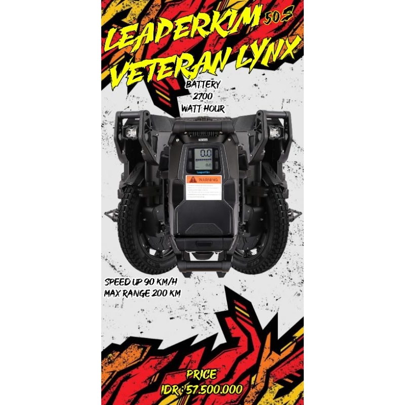 Leaperkim Veteran Lynx 50S Electric Unicycle
