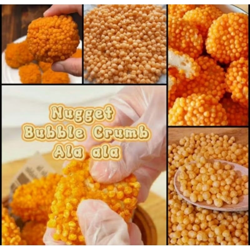 

bubble crumb tepung panir bentuk bola 150gram