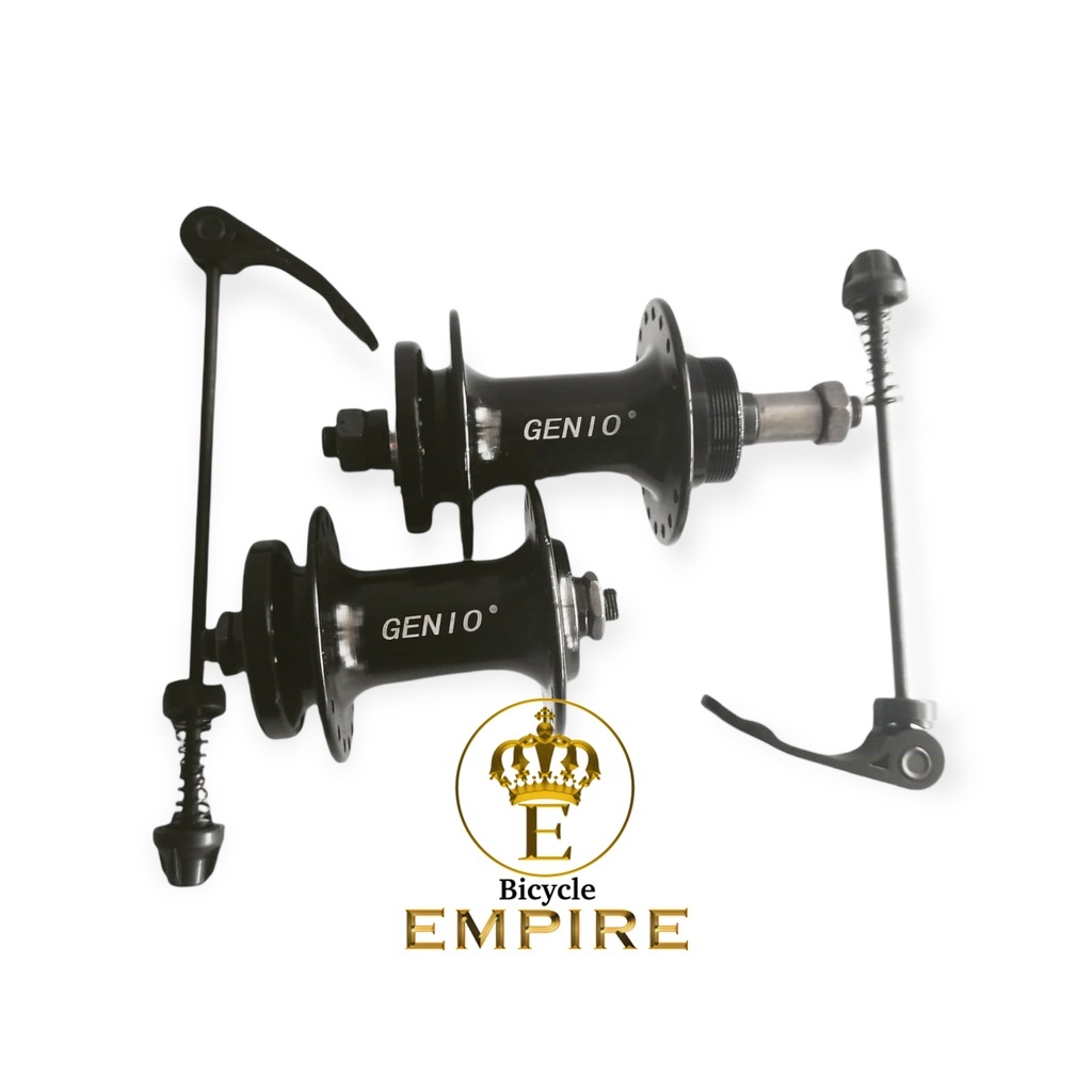 Hub Freehub Sepeda 36 Hole Genio Disc Brake QR Drat Ulir Six Bolt Bicycle Empire