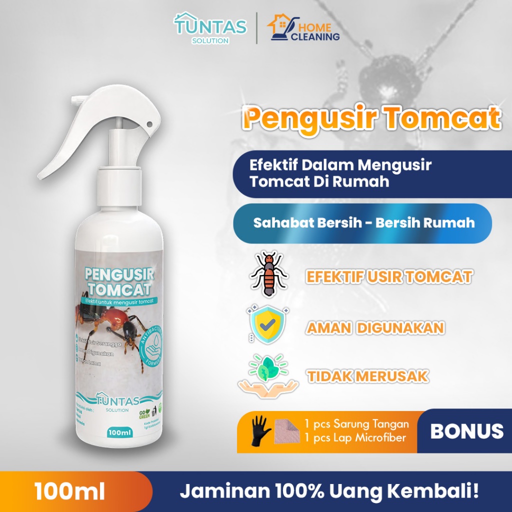 TUNTAS Pembasmi Tomcat Anti Hama Pengusir Serangga Tomcat Paling Ampuh Dalam Rumah 100ml