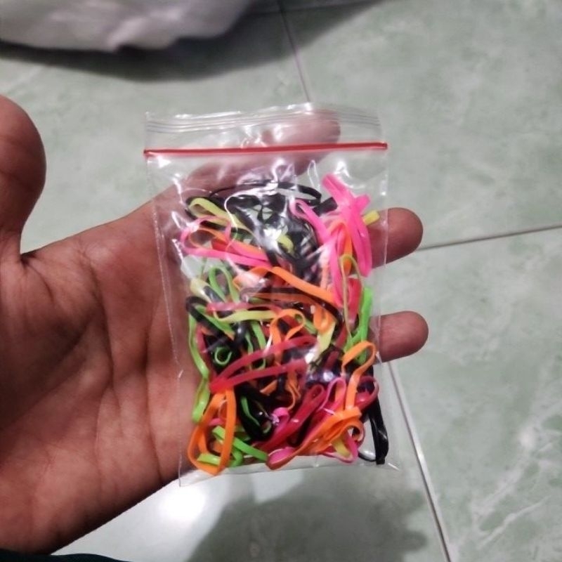 tali ikat rambut (1 bungkus isi 100pcs)