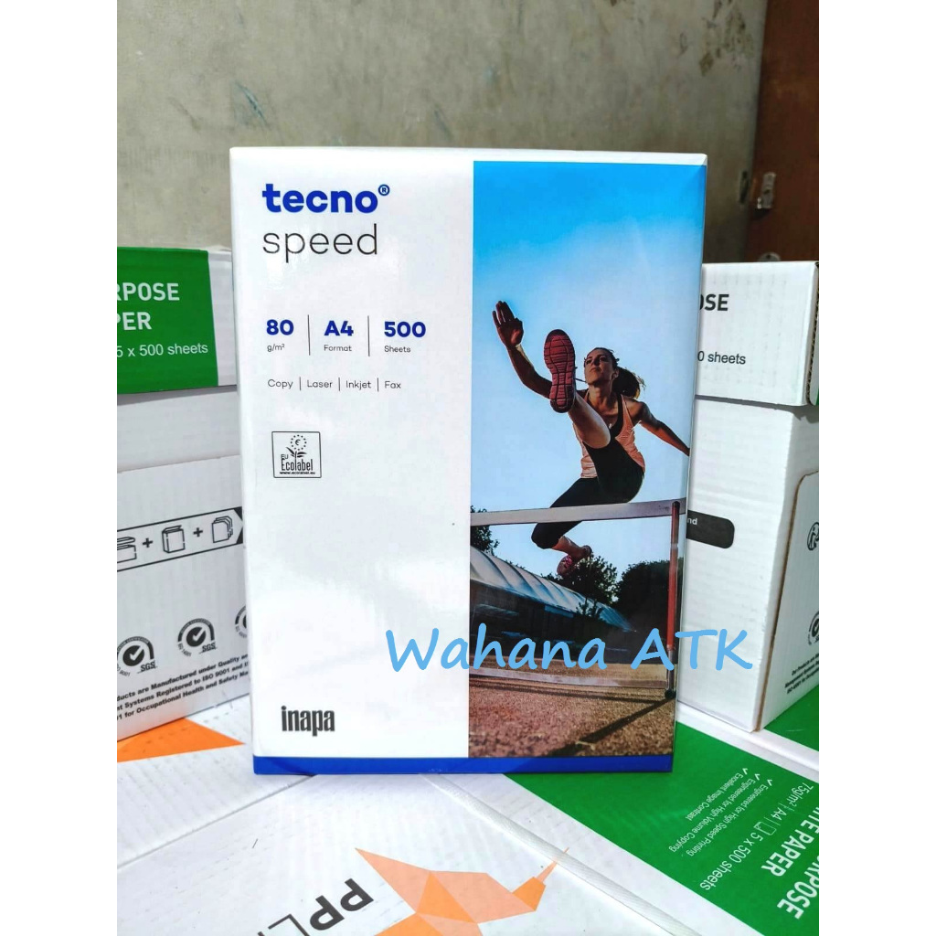 

Kertas HVS A4 80 gsm Tecno SPEED - 1 rim