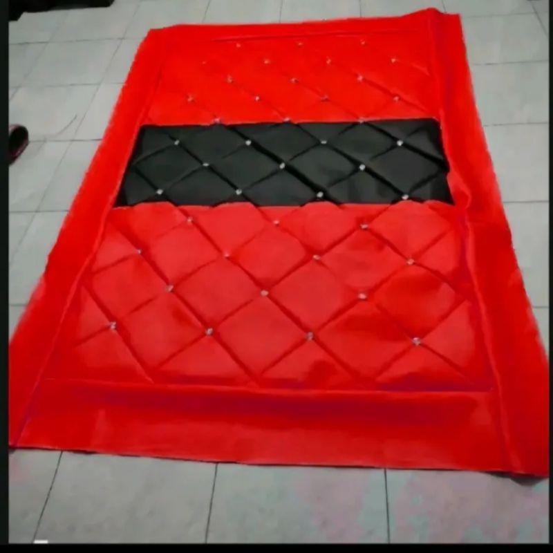 bungkus plafon mobil truk model sofa kancing mobil Ragasa Dyna Dutro Elf macan