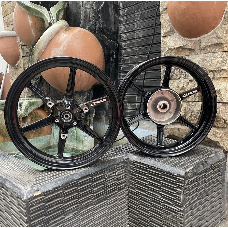 Velg RCB SP800 AEROX OLD NEW NVX155 Ring 14 Velg Racing uk 250-350 Hitam Putih Original