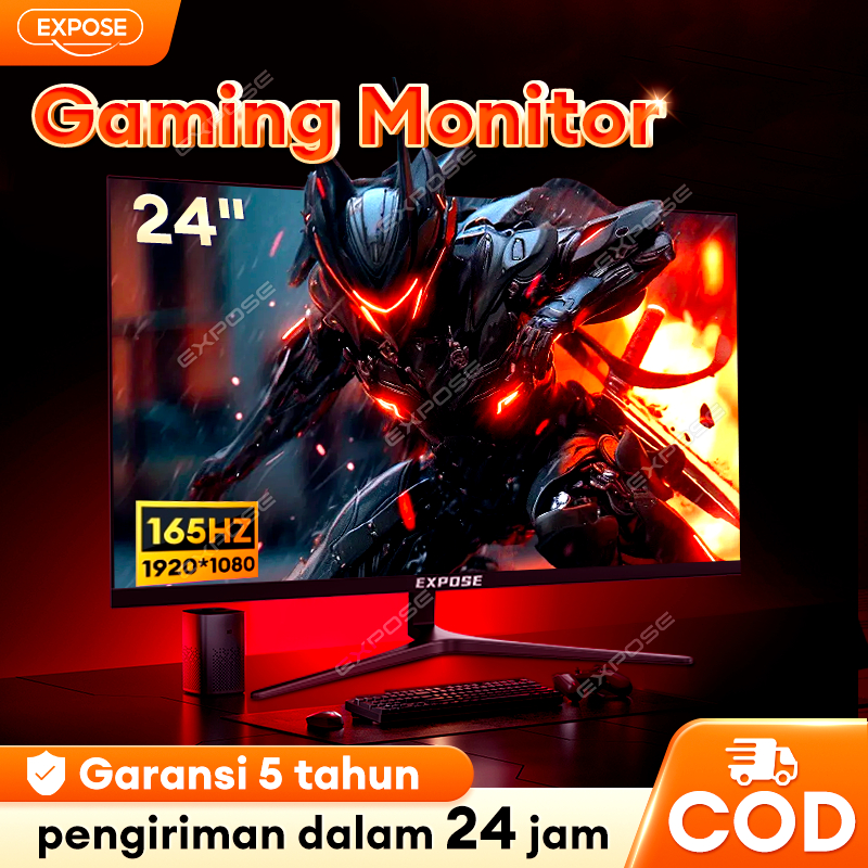EXPOSE 19"-24" inch LED Computer Monitor IPS 2K/4K 165HZ Gaming Monitor FHD 1MS HDMI+VGA