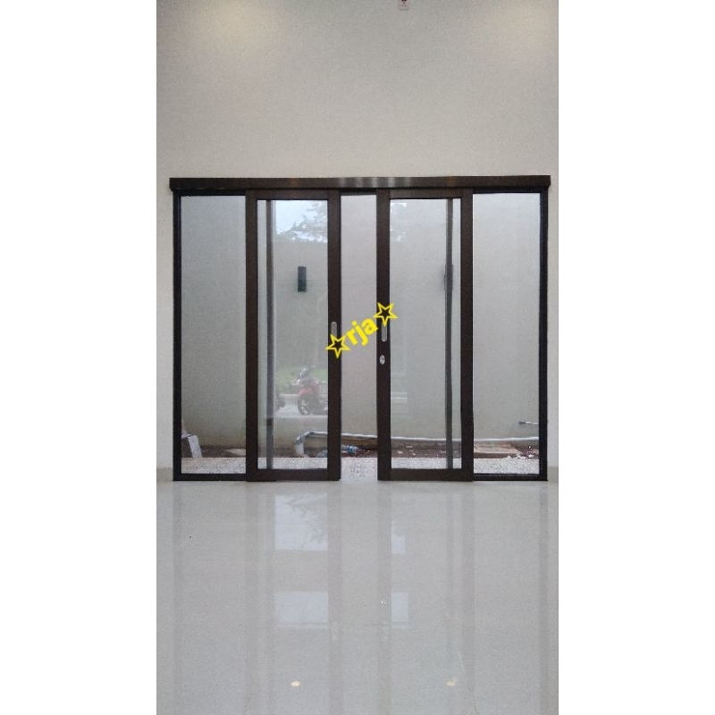 PROMO PINTU KACA ALUMINIUM GESER/SLIDING