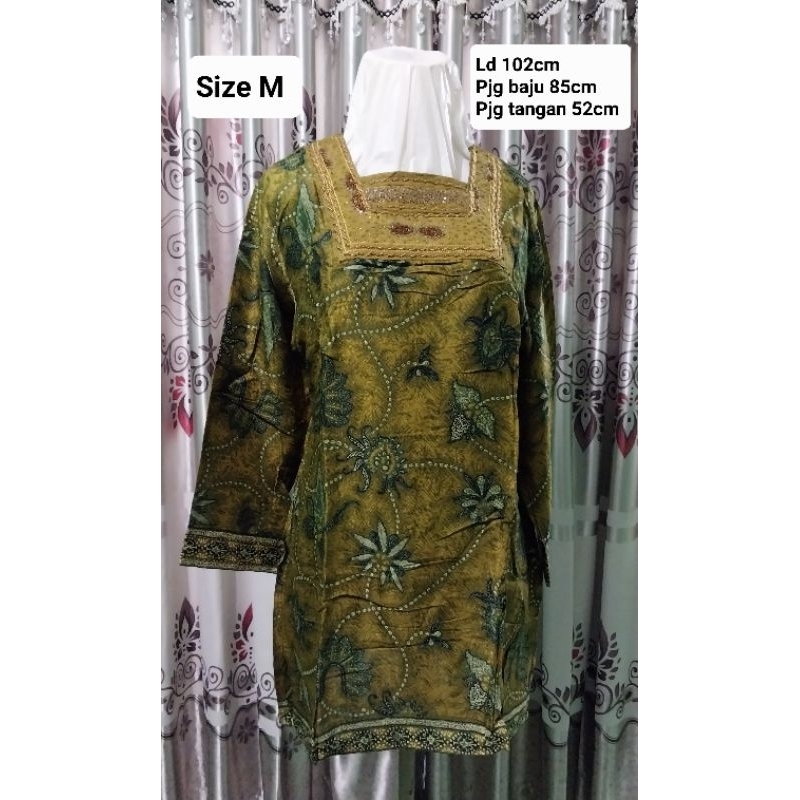 Tunik Batik Wanita Modern/tunik batik pekalongan