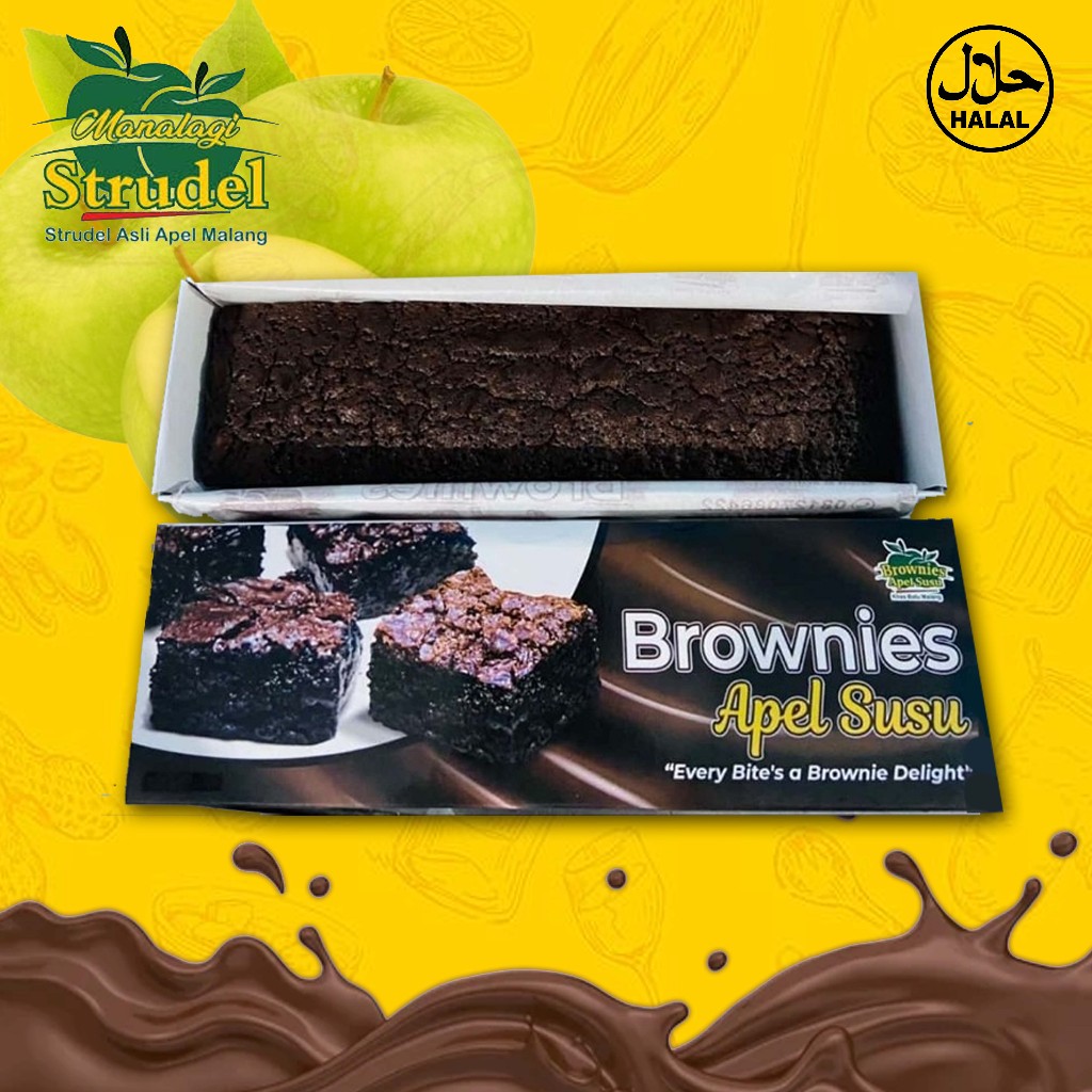 

Brownis Apel Susu Brownis Coklat Manalagi Strudel