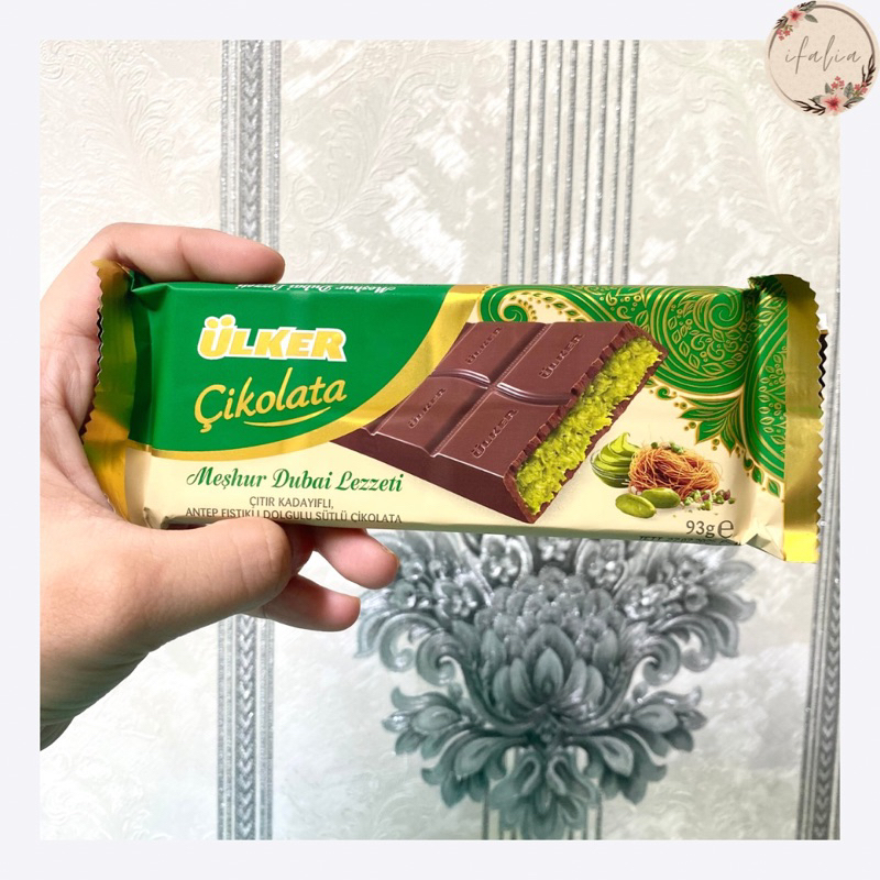 

[READY] Cokelat Pistachio Kunafa Dubai Viral Ulker Turki