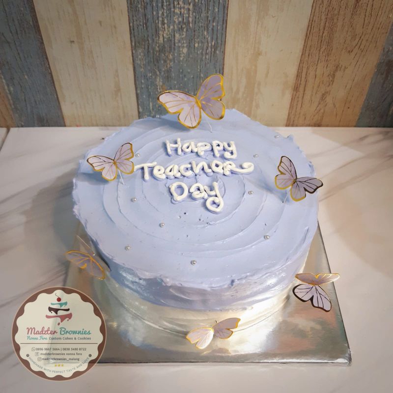 

tart hari guru / cake hari guru / cake tart teacher day / cake tart brownies