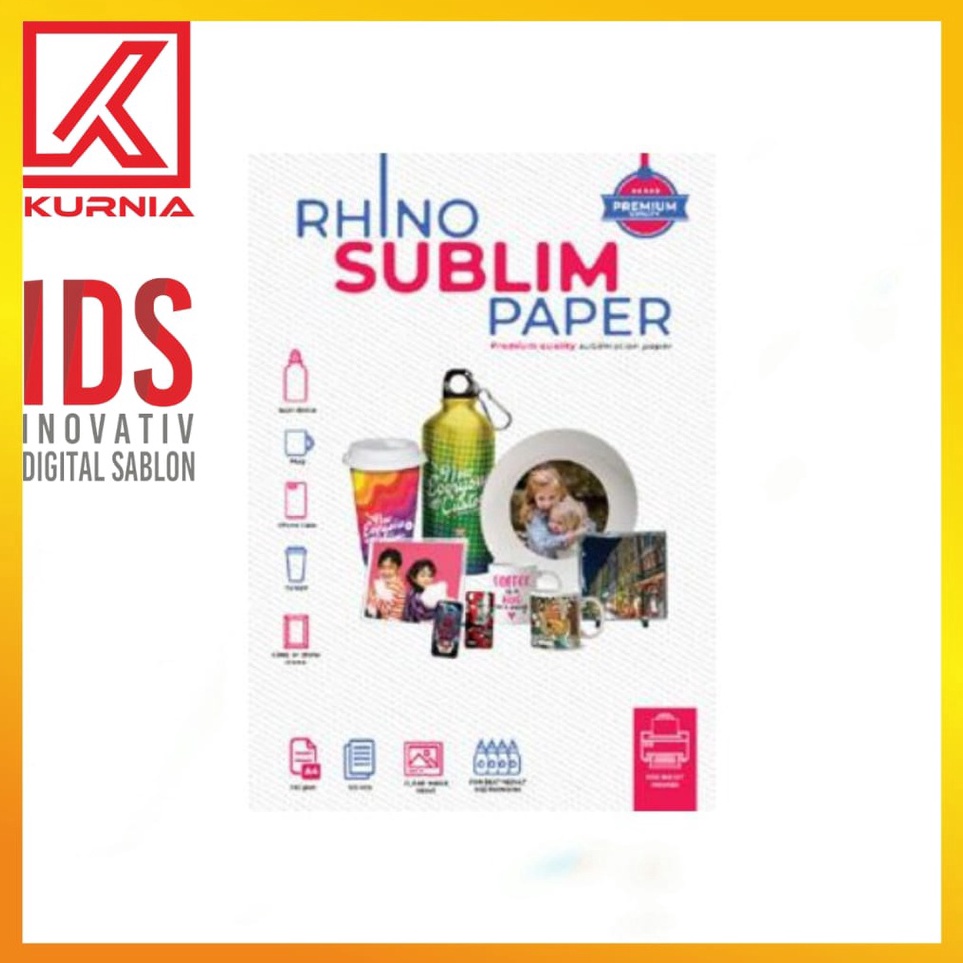 

Buruan Beli Rhino Kertas Sublim Transfer Paper Sublim Premium Ukuran A4 TPS 2 Y33