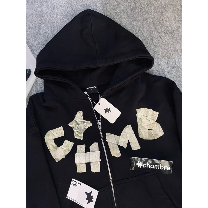 ZIP HODIE CHAMBRE MASKING TAPE