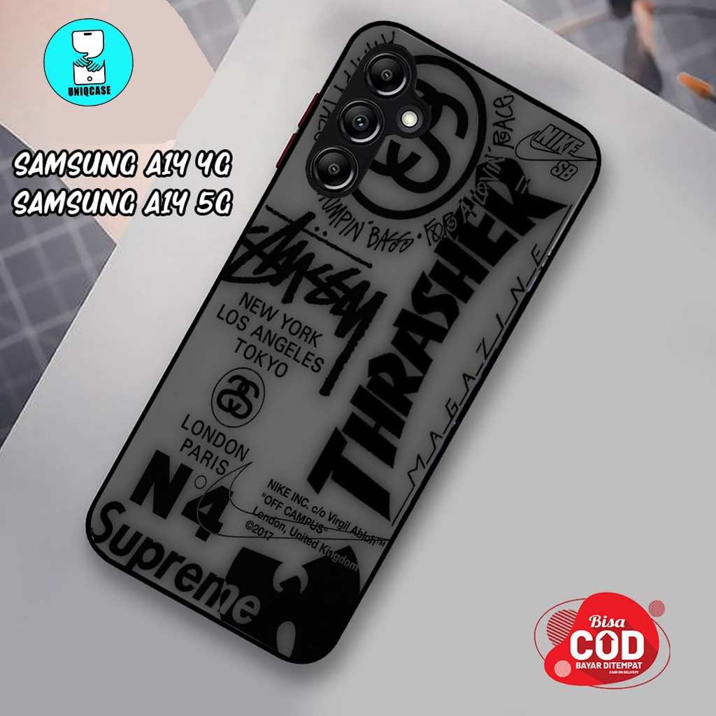 CASE GLOSSY SAMSUNG A14 4G / 5G dan ALL TYPE SMARTPHONE & ANDROID Bisa request tipe Cassing Hp - Cas
