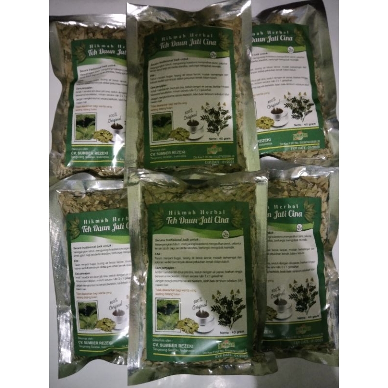

teh jati cina Aur 40g (PAKET 6 PCS)