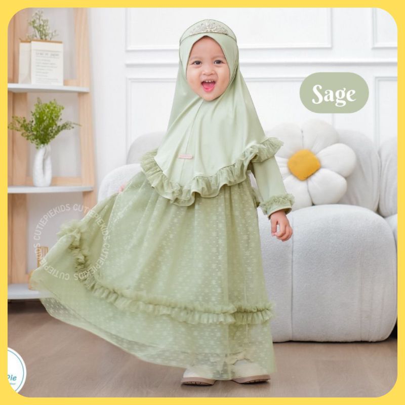 Cutie Pie Kids Amara Series | Gamis Anak Perempuan | Baju Lebaran Anak Perempuan