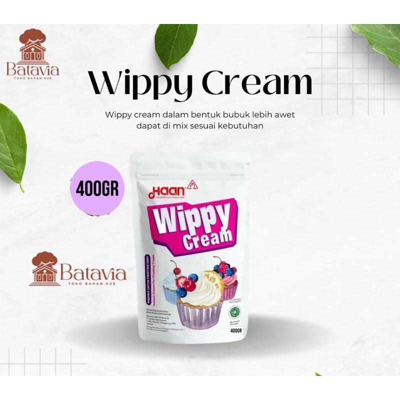 

HAANS WIPPY CREAM POUCH 400g