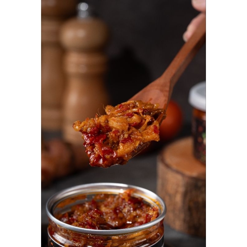 

TALENTA - Sambal ayam suwir bakar (makanan kemasan, lauk pauk,pedas)