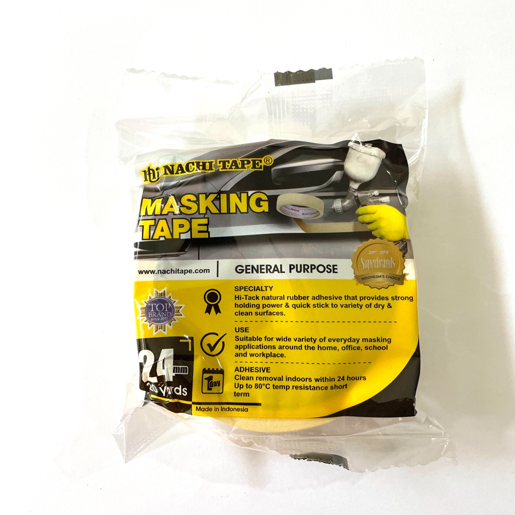 

Isolasi Kertas 1" Nachi (Masking Tape)