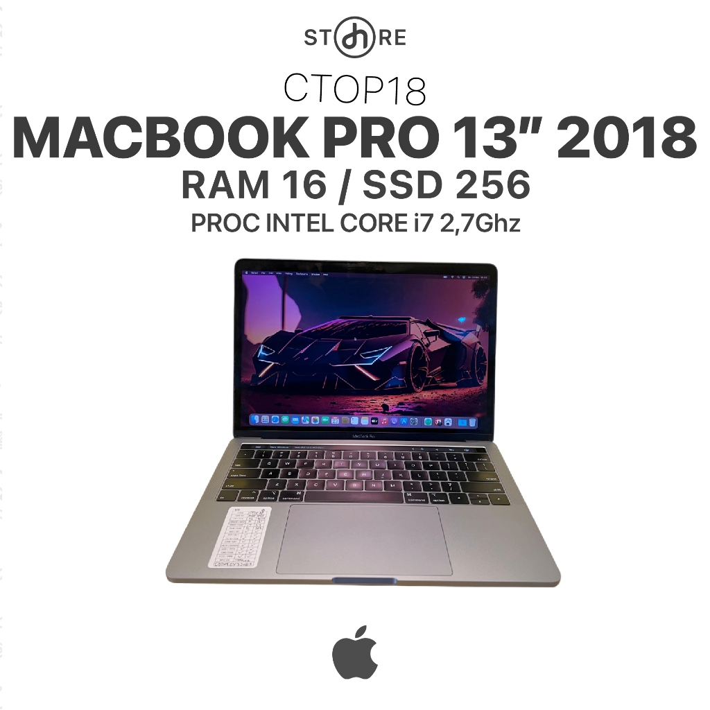 Second , Macbook Pro 2018 13" , 16/256 , Grey , CTOP18