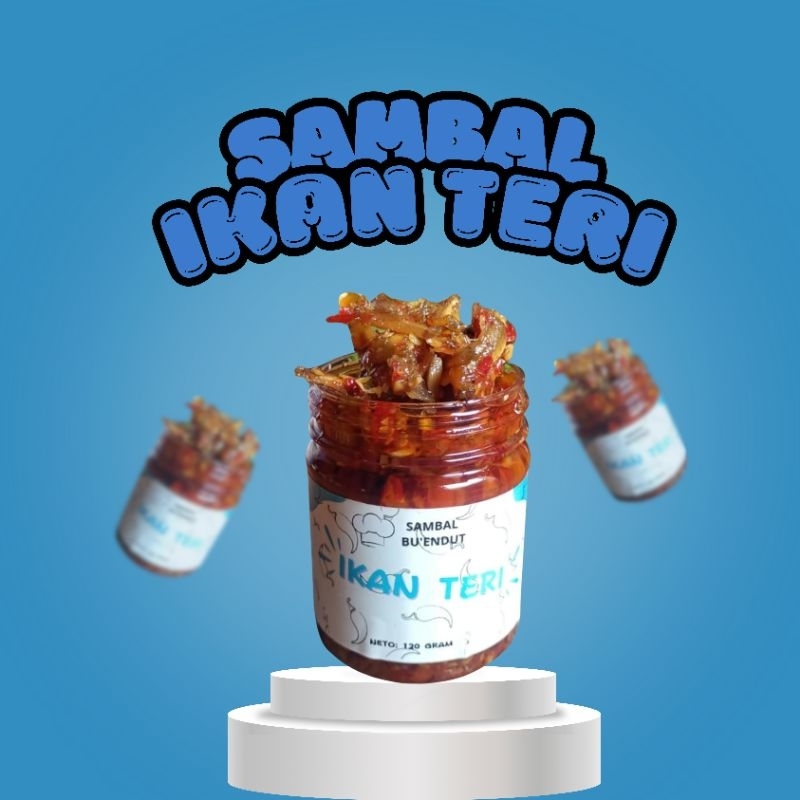 

Sambal IKAN TERI ~ Sambal Bu Endut Berat 120 gram