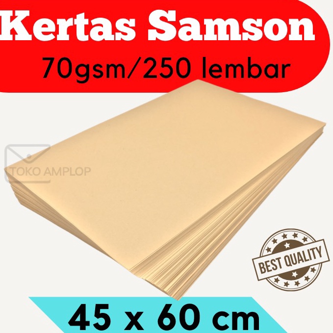 

to Terbaru Kertas Samson 6x4545x6 KRAFT SAMSON CRAFT KERTAS BUNGKUS I72