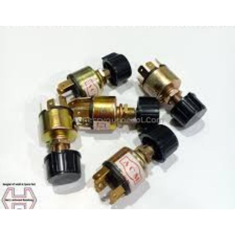 Saklar Putar Switch AC Mobil Universal Kaki 5 Bulat + Knob