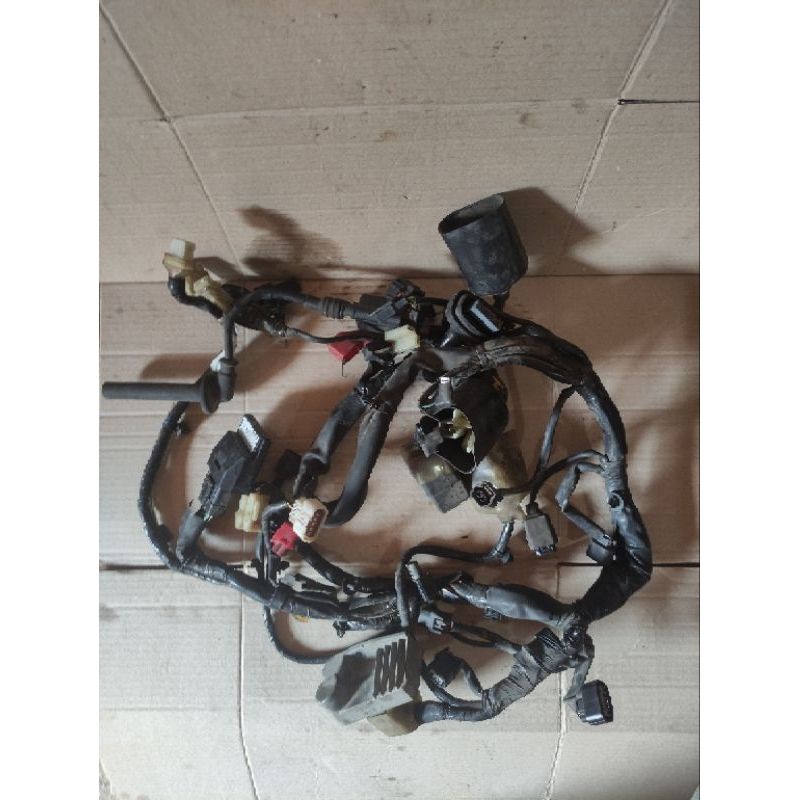 fulset kabel body+ecu+kiprok Honda sonic 150r original copotan