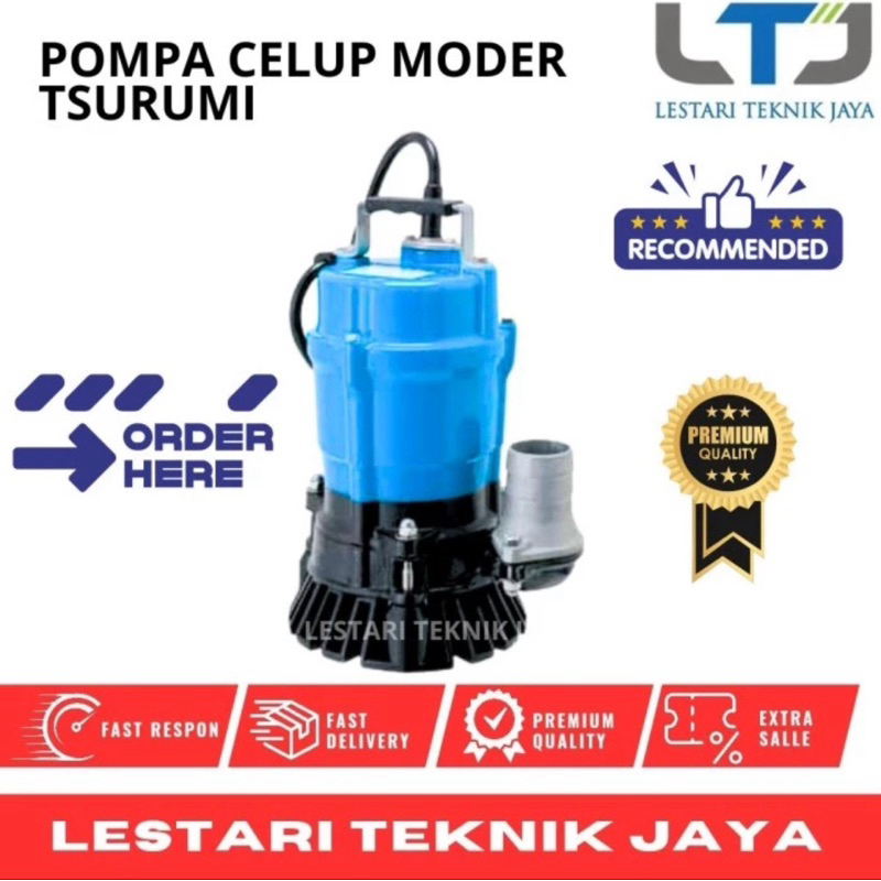 Pompa Celup Air Kotor Model Tsurumi HS2 Pompa Air Celup 2 Inch - Non auto - AUTOMATIS