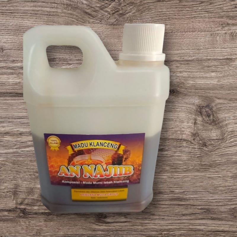 

Madu Klanceng 1 kg / Madu murni Klenceng / Madu Klenceng An Najib / Madu ternak / Madu Klenceng