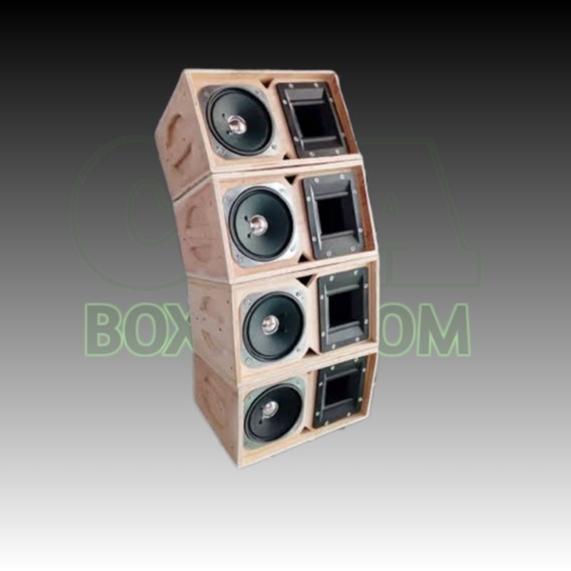 Paket Line Array 4 inch + Tweeter Siap Bunyi