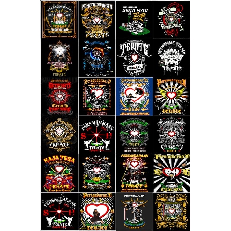 

STIKER PSHT TERATE BAHAN ANTI AIR | STIKER VYNIL